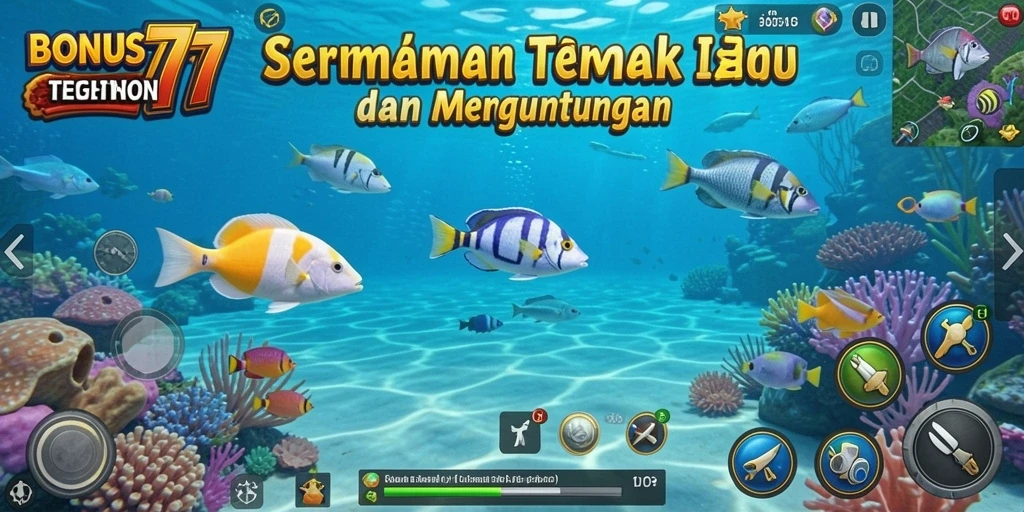 Gameplay Tembak Ikan yang seru di BONUS777.