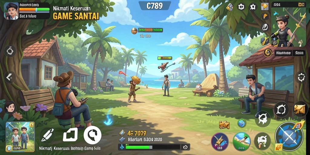 Tangkapan layar C789 menampilkan momen seru dalam gameplay Casual.