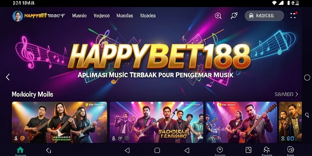 Tampilan gameplay <strong>HAPPYBET188</strong> menampilkan pengalaman mendengarkan musik yang interaktif.
