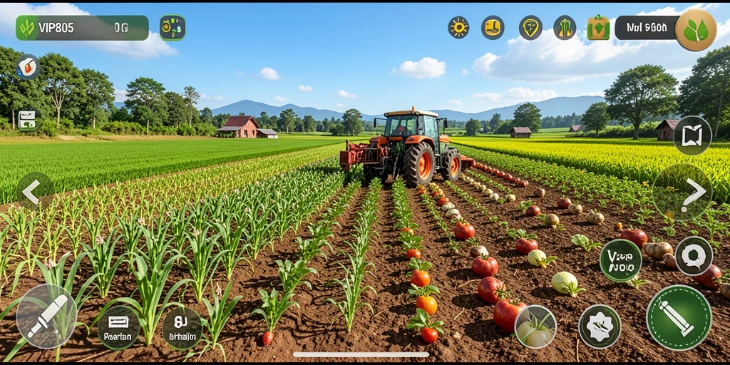 Gameplay menarik di VIP805 dengan berbagai tanaman yang tumbuh.